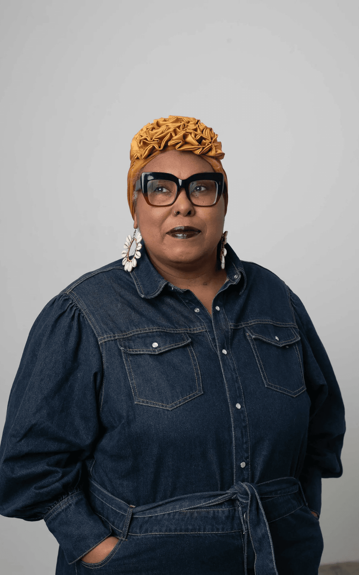 Deirdre Dee Woods studio portrait for the ACH speaker profile - ACHFN, African & Caribbean Heritage Food Network